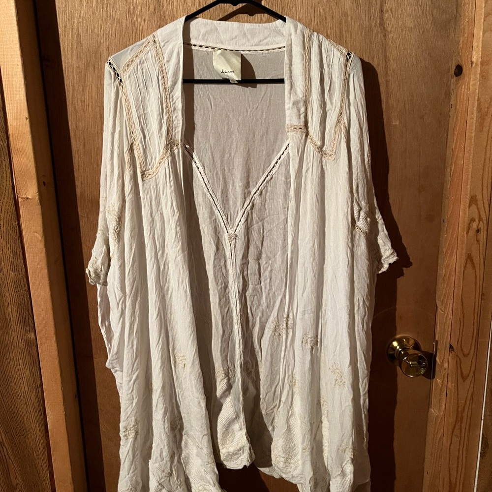 Elevenses Cream Kimono Cardigan